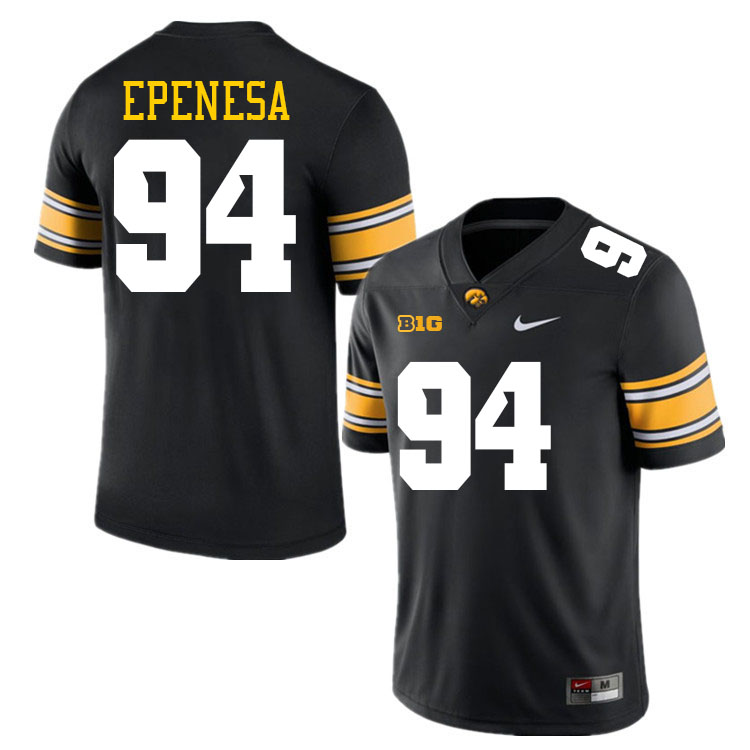 A.J. Epenesa Iowa Jersey,University Of Iowa Hawkeyes Fotoball Uniforms,Jersey,Gears-Black